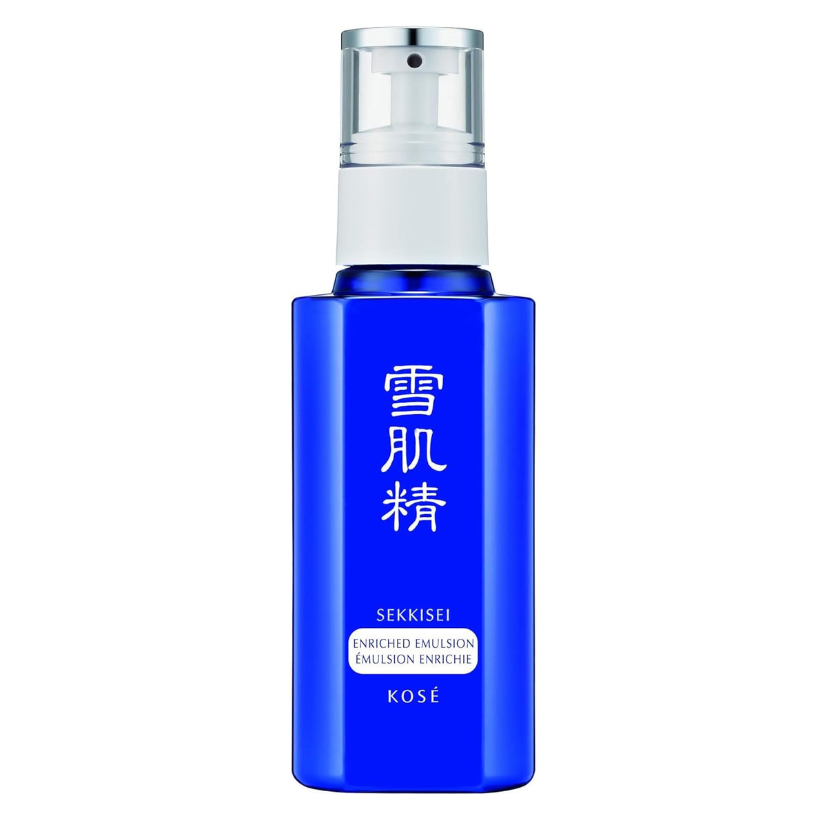 SEKKISEI front packaging showing bottle and branding, indicating premium hydration