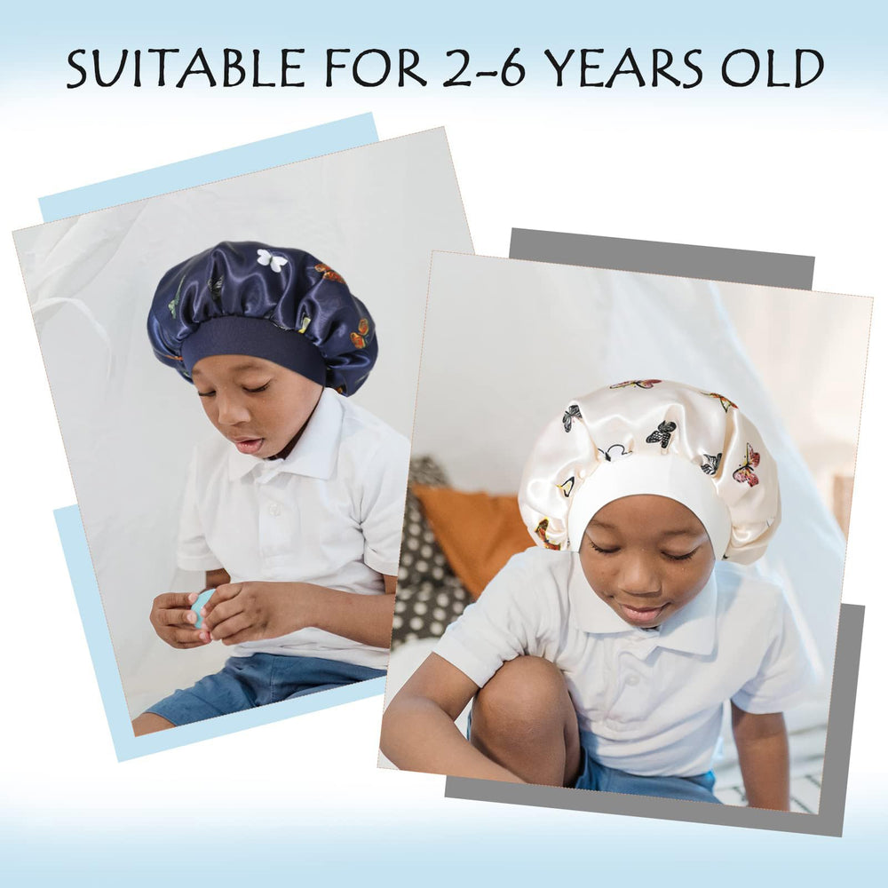 Four Selalu butterfly bonnets laid flat showing color options and daily-rotation benefit