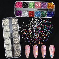 SEMATA gems decorating a phone case illustrating versatile craft use