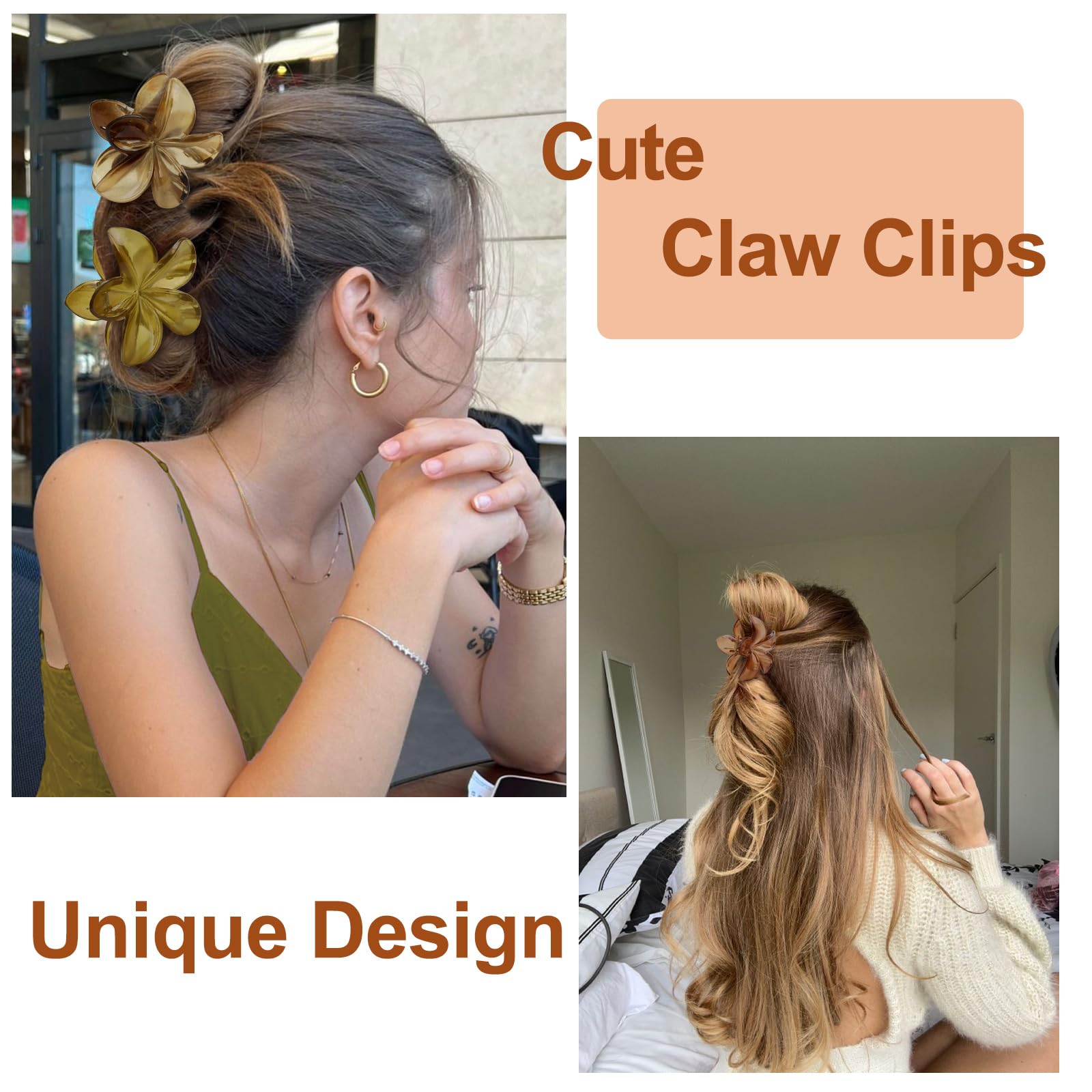 SEMATA clips arranged to show color variety including black brown tea green for versatile matching