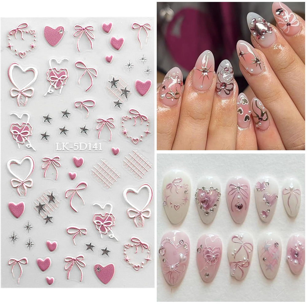 SEMATA full nail decal sheet layout showing multiple motifs for design flexibility