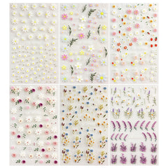 SEMATA array of different floral patterns spread out to demonstrate mix-and-match options