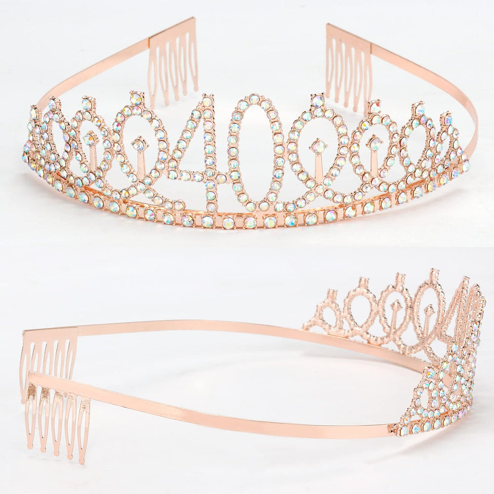 Semato crown close-up of rhinestones for bright photo-ready sparkle