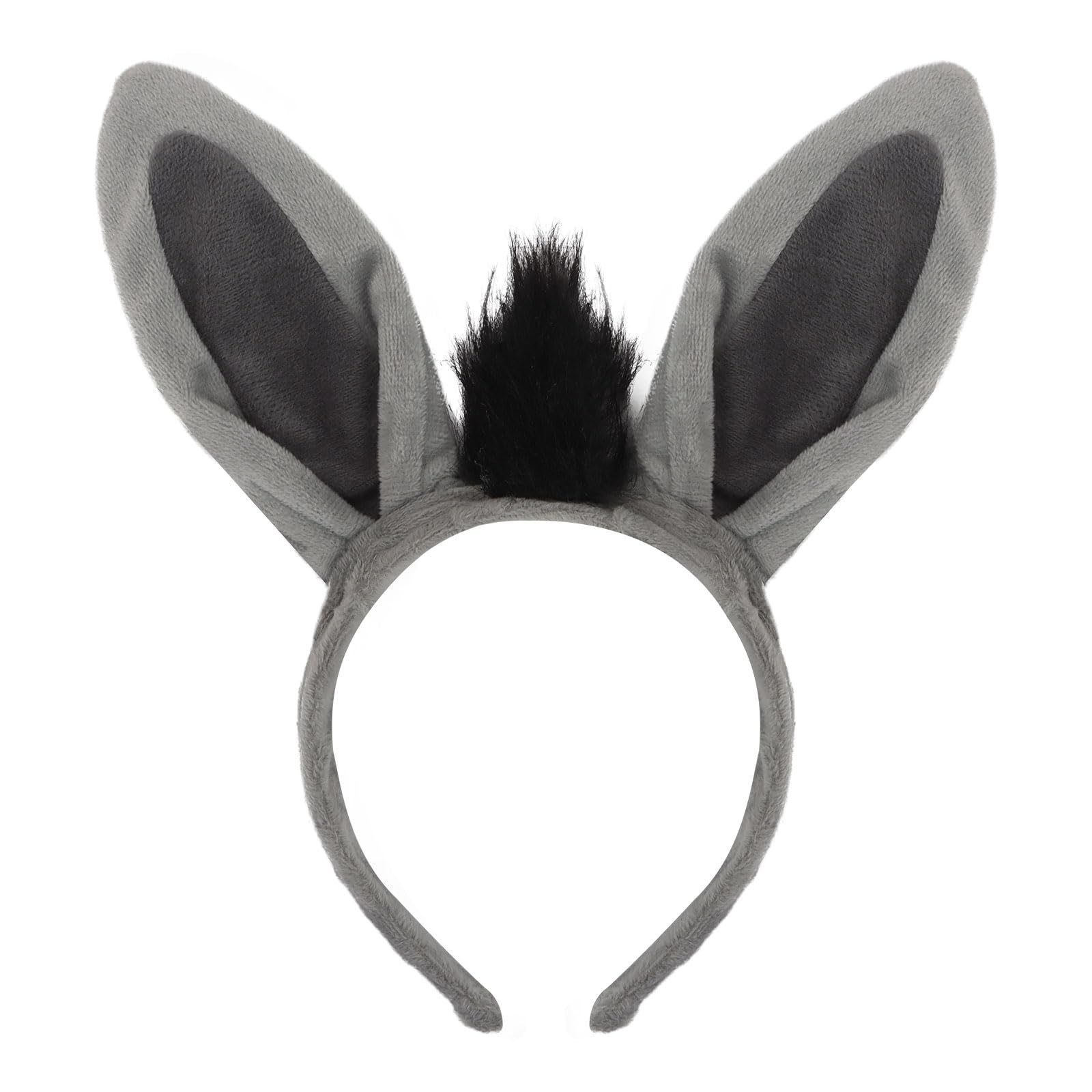 Semato donkey headband front view showing cute ears and comfortable fit