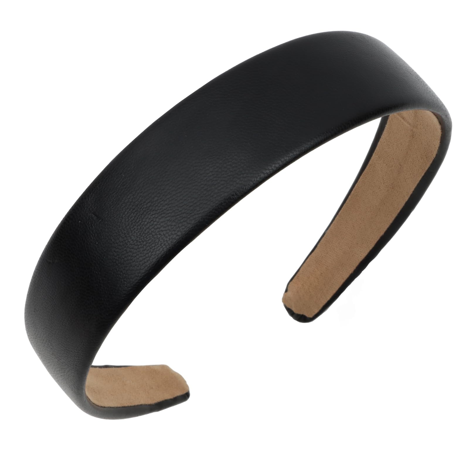 Semato black headband front view shows sleek style and easy pairing benefit