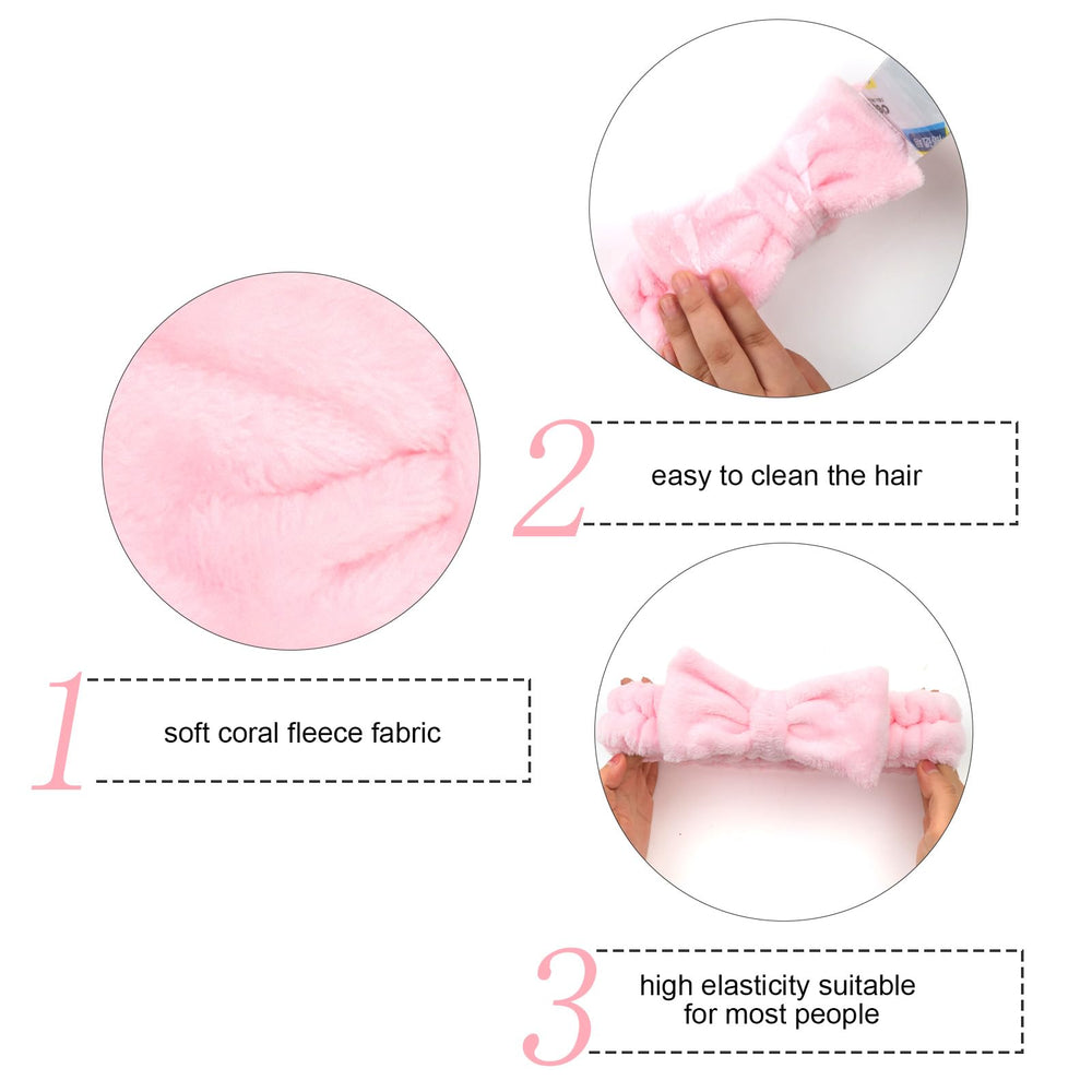 Semato headbands worn during makeup prep showing hair secured and hands-free application