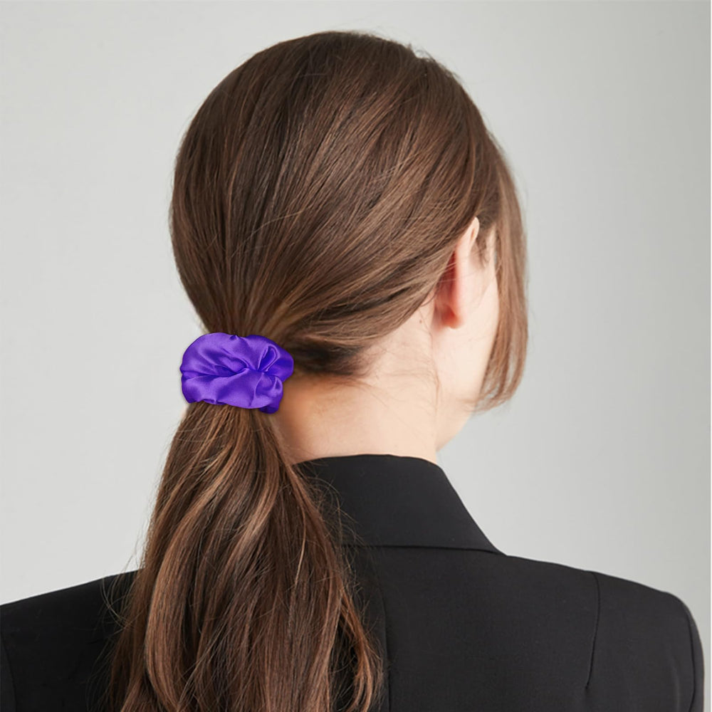 Semato scrunchie securing a ponytail offers reliable hold without pulling hair