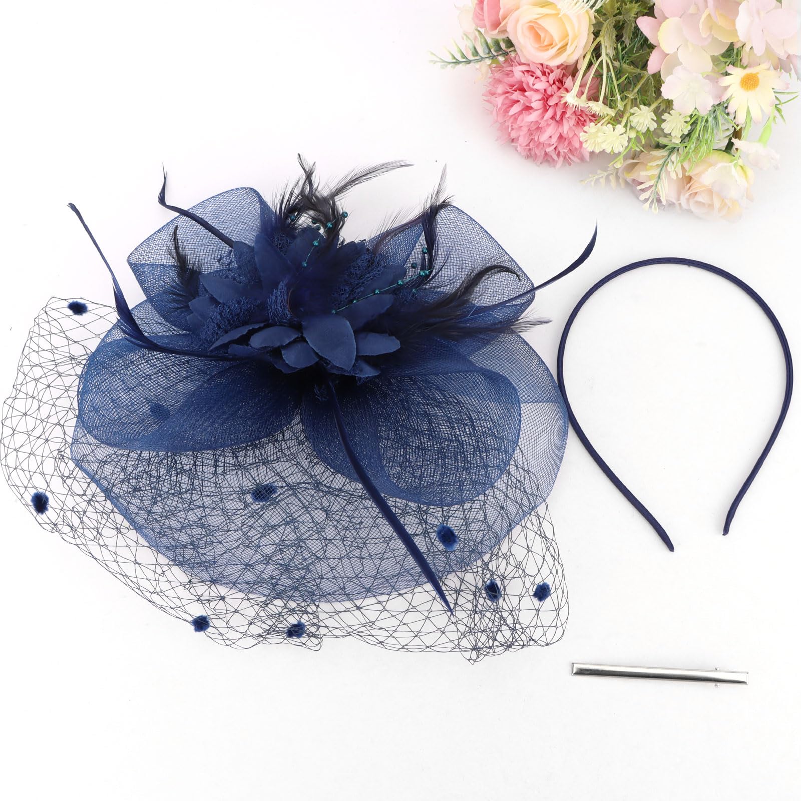 Semato mesh veil closeup showing breathable nylon and comfortable fit