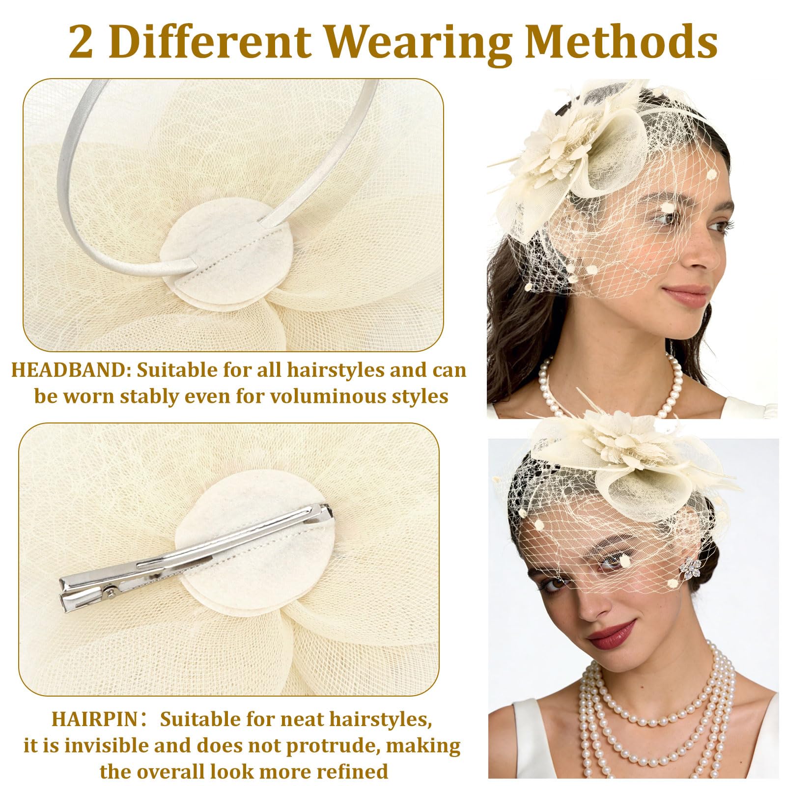 Semato mesh veil detail demonstrating breathable, adjustable nylon mesh