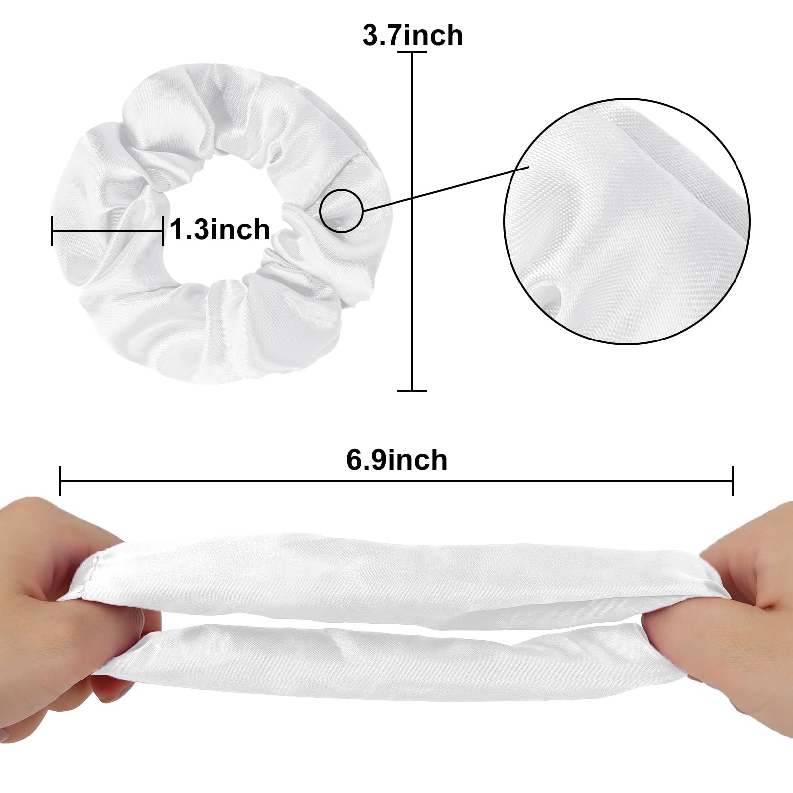 Semato satin texture close-up highlighting smooth fabric that reduces friction