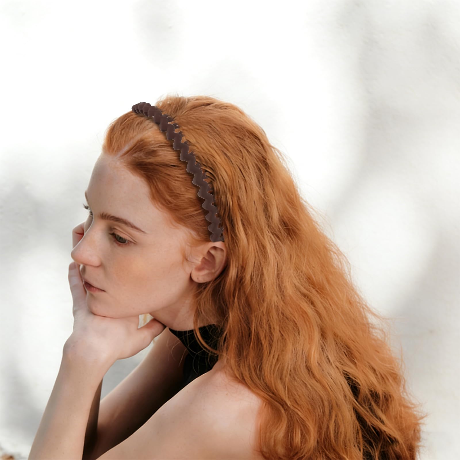 Semato headbands beside a ruler showing size and fit guidance benefit