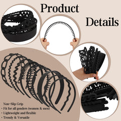 Semato wide headband closeup highlighting smooth matte finish and comfort
