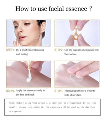 SENANA MARINA open capsule being twisted to release serum for easy use