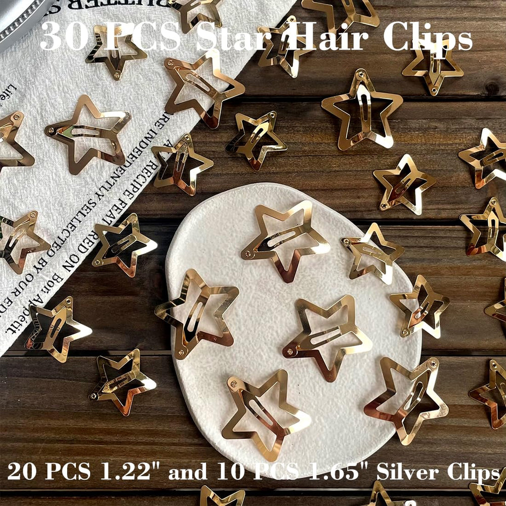 Seneeel clips scattered flatlay showing styling options and variety