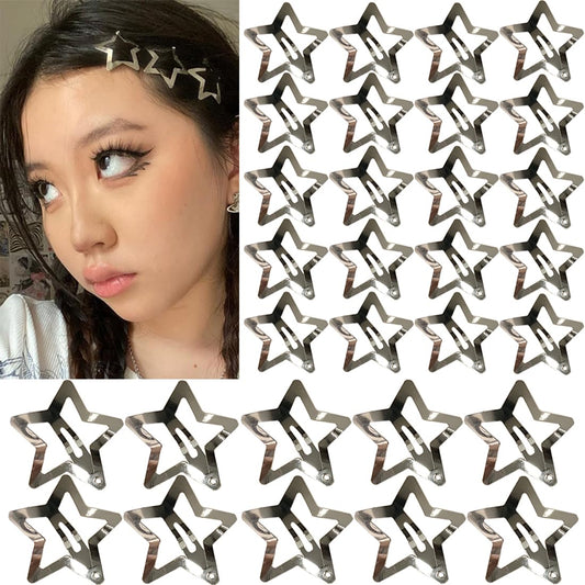 Seneeel front packaging showing 30 star hair clips and clear benefits