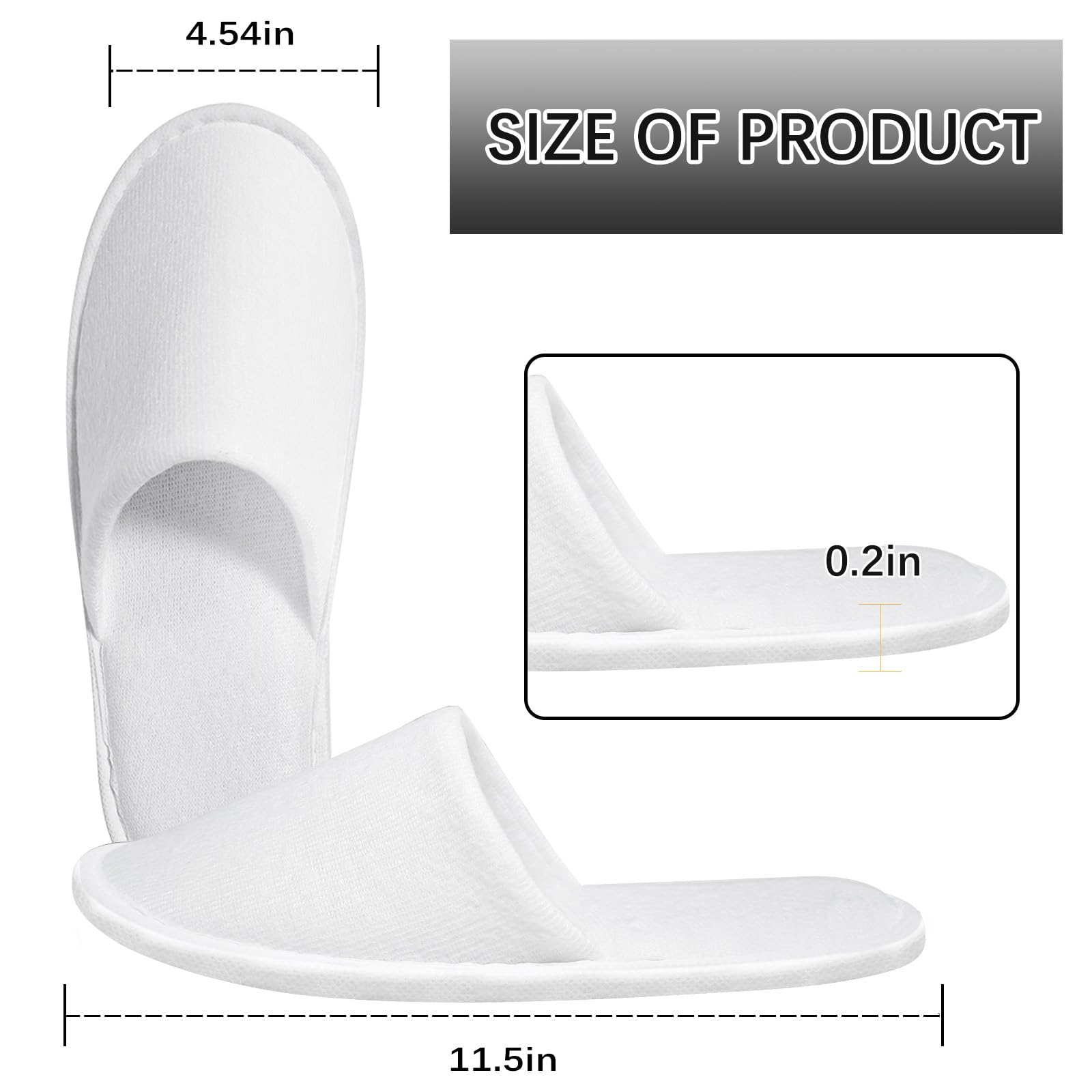 SENJUNSAFE closed-toe slippers close-up highlighting soft wool-like comfort