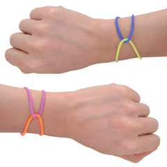Senkary bracelet next to ruler showing 6 cm diameter for clear size reference