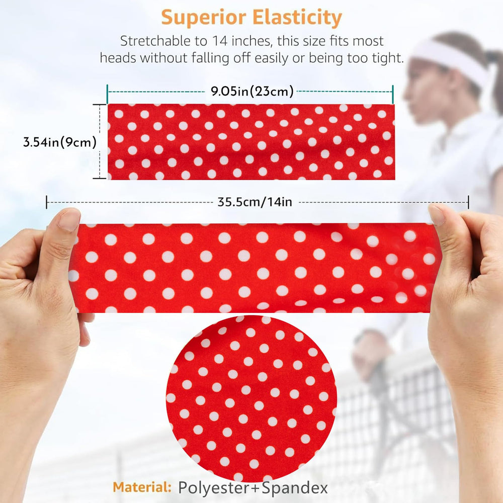 SENMAY four headbands stacked showcasing the color options and gift-ready appeal