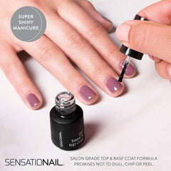 Sensationail double-sided buffer and manicure stick for smooth prep