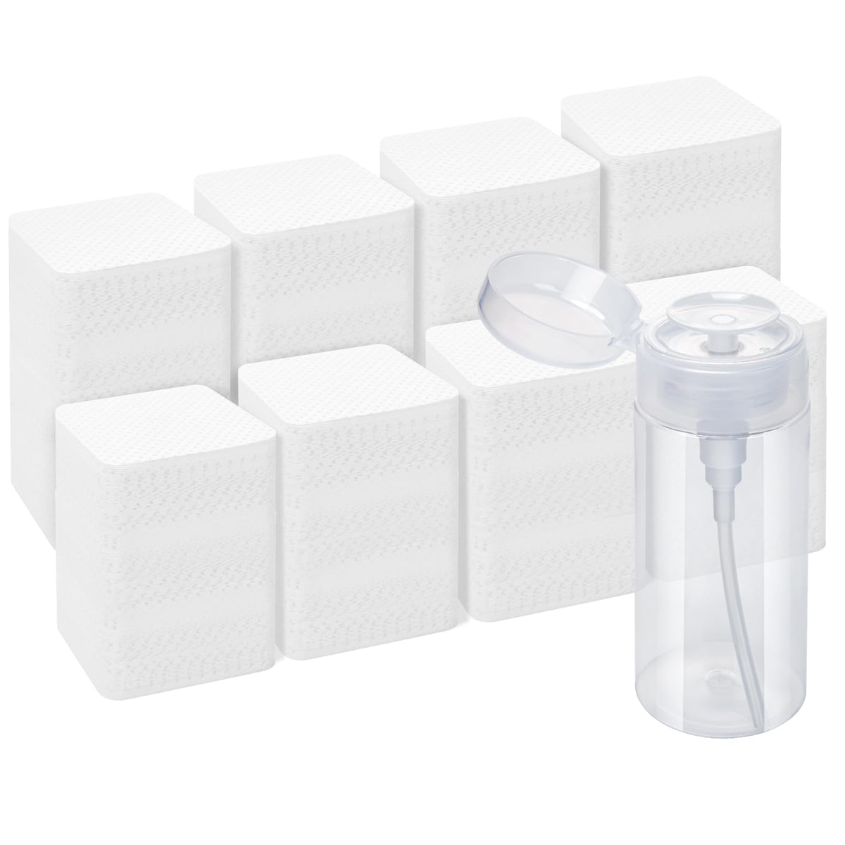 Seonggong front packaging showing the 1080 lint free pads and pump dispenser benefit quick supply