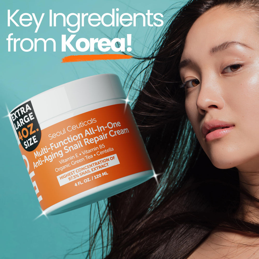 SeoulCeuticals before and after application showing improved texture