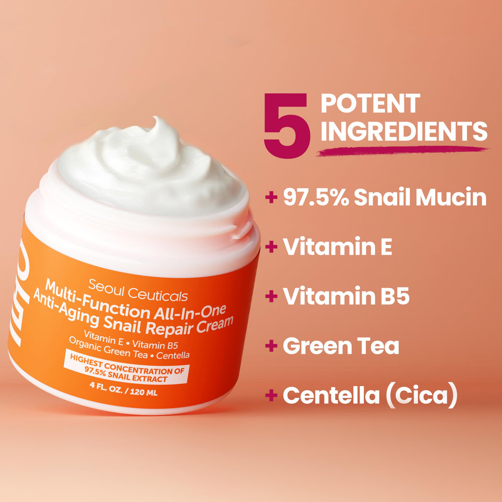 SeoulCeuticals cream on fingers demonstrating easy spreadability