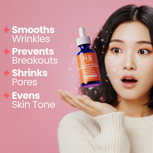 SeoulCeuticals dropper closeup dispensing droplet for controlled application benefit
