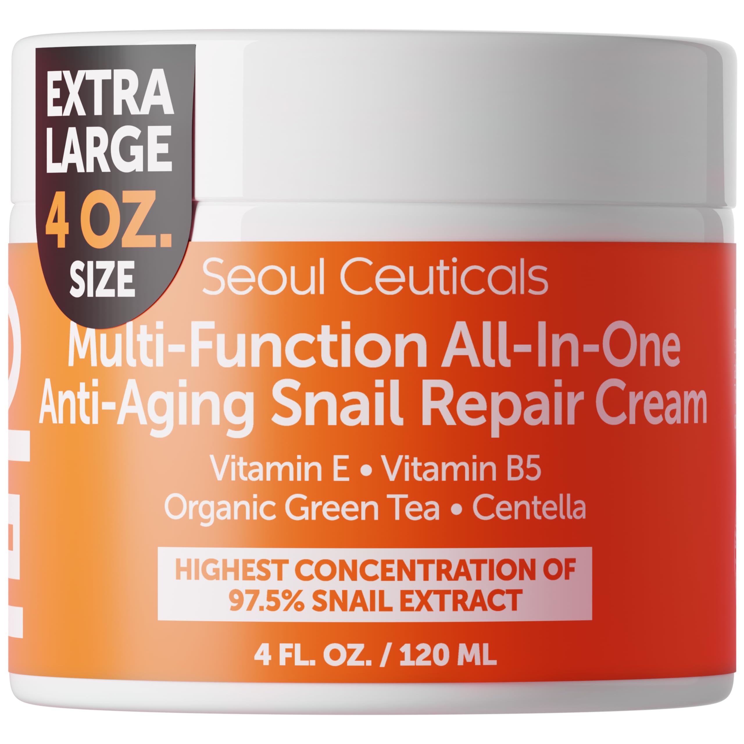 SeoulCeuticals jar front view showing clean packaging and premium finish