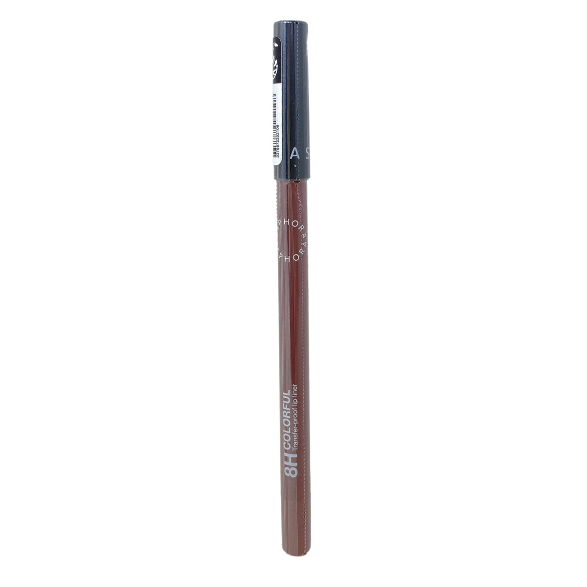 SEPHORA cinnamon brown lip liner front view showing sleek pencil and shade, for precise definition