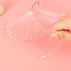 SERADIOO hand holding a swatch to show scale and ease-of-use benefit