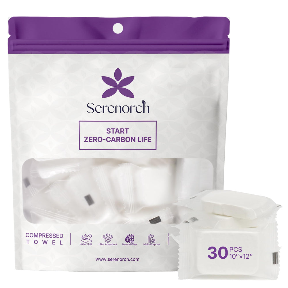 Serenorch front packaging showing 30-count pack and compact benefits