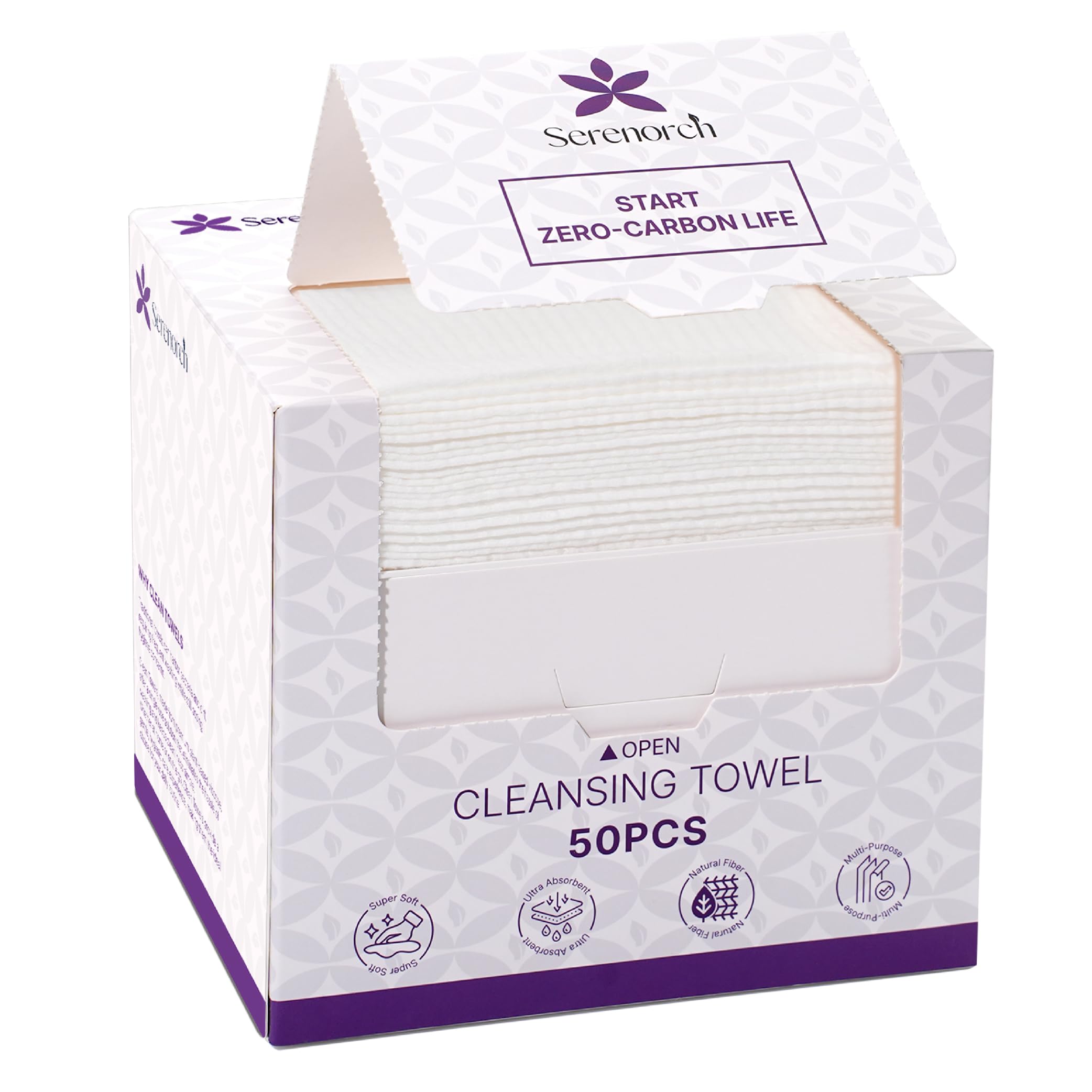 Serenorch front packaging showing 50-count pack and XL size benefits