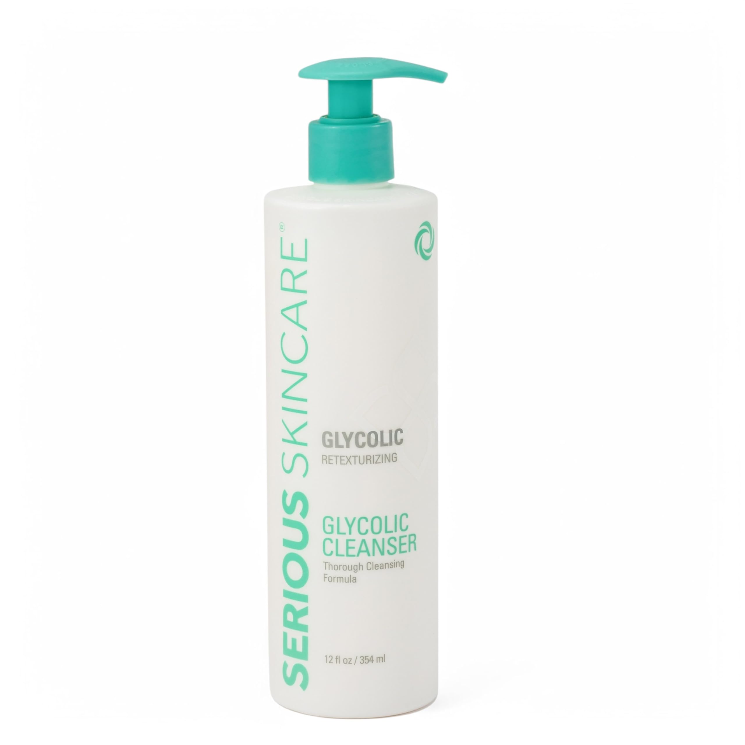 Serious Skincare bottle front label showing product name and benefits