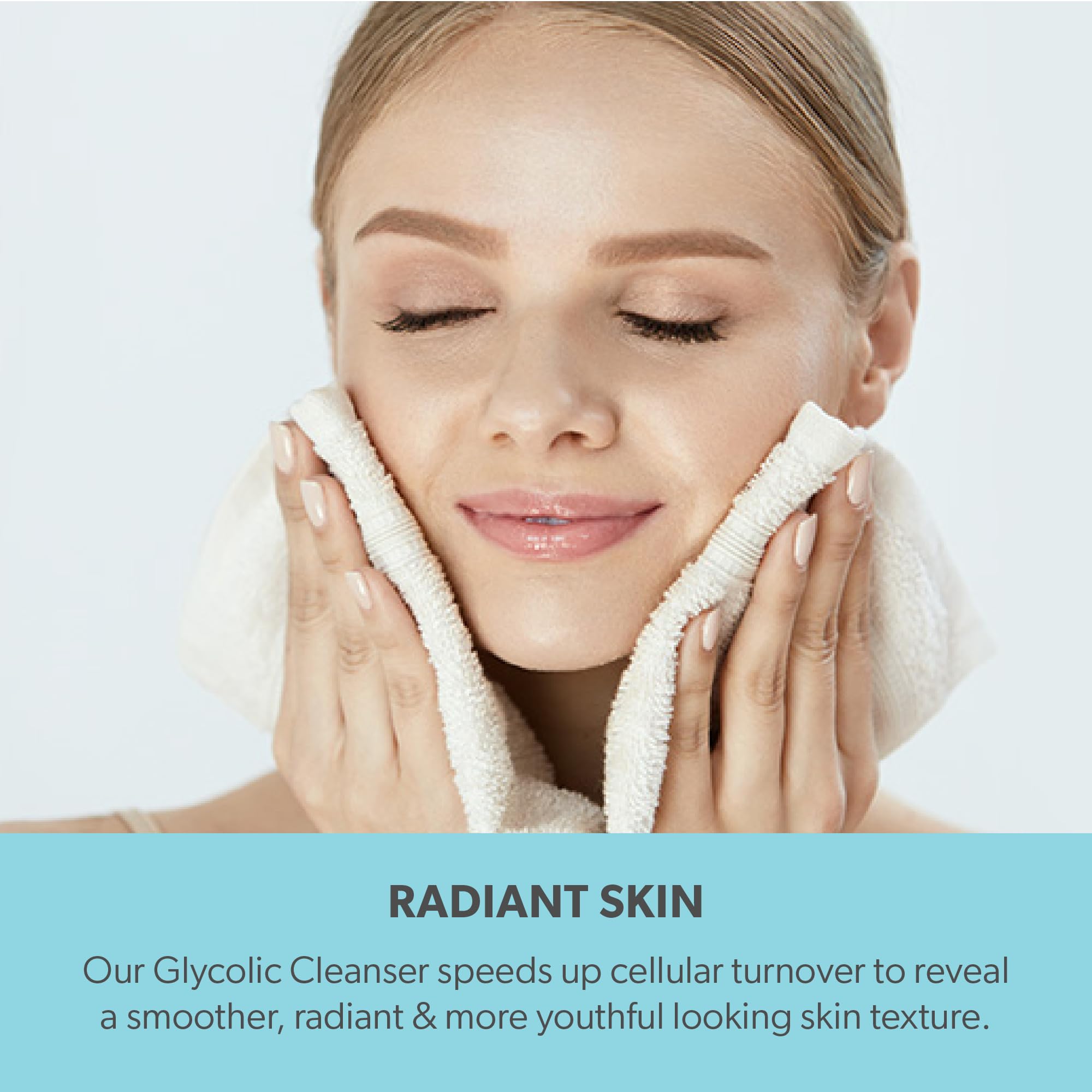 Serious Skincare lather rinsing off to show no oily residue