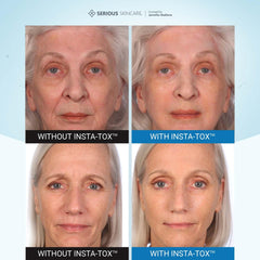 Serious Skincare texture on fingertip demonstrating thin fast-absorbing serum