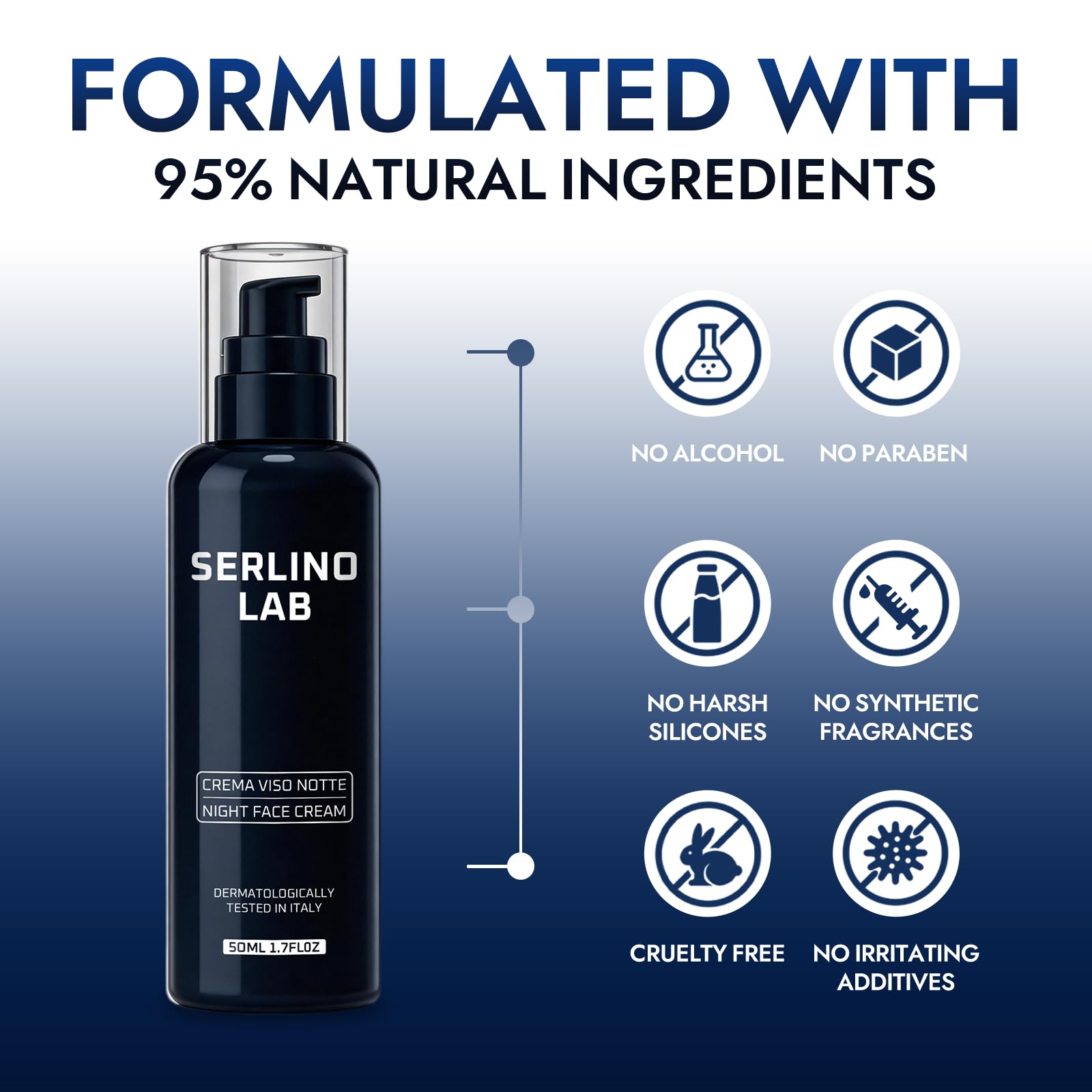 SerlinoLab with olive sprig to suggest olive oil nourishment benefit