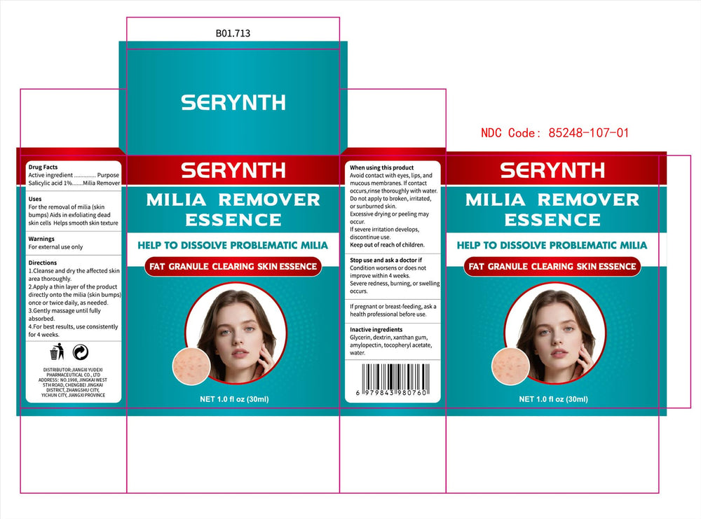 SERYNTH bottle on vanity with towels showing daily routine convenience benefit