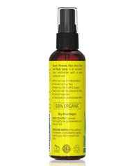 Seven Minerals bottle held in hand to show compact travel-friendly size