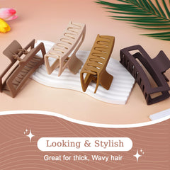 SEVEN STYLE clip worn with cozy outfit showing understated accessory benefit