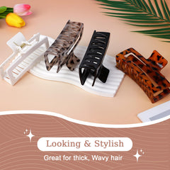 SEVEN STYLE clip held in hand to show 5-inch size and real scale