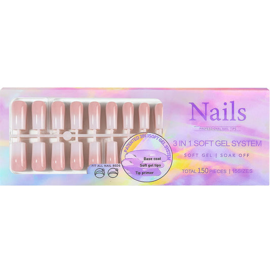 Sevgob close-up of pink-white ombré texture demonstrating smooth glossy finish