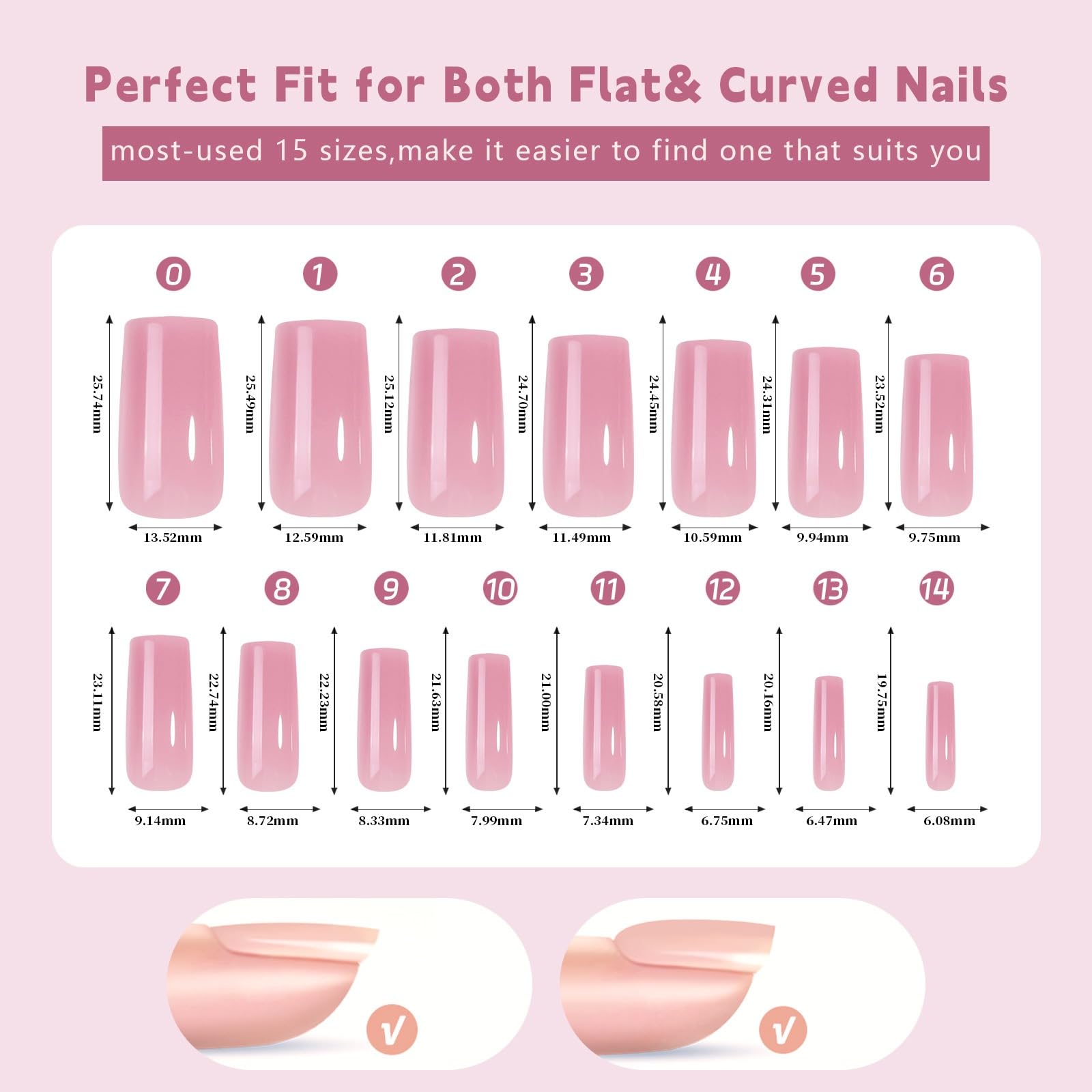 Sevgob hand holding a tip for scale illustrating size variety and fit benefit