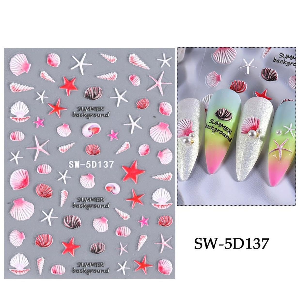 Sevgob manicure in use with beach-style nails for easy salon-quality looks