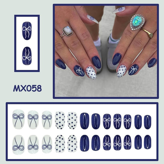 Sevgob 24-piece nail layout with various sizes for perfect finger fit