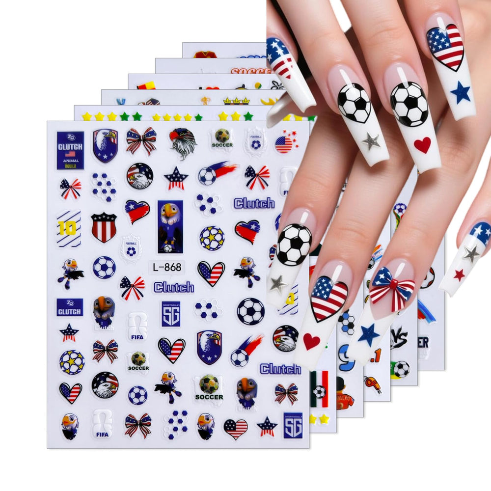 Sevgob sheet beside a fingertip showing sticker size and easy fit for salon-quality nails