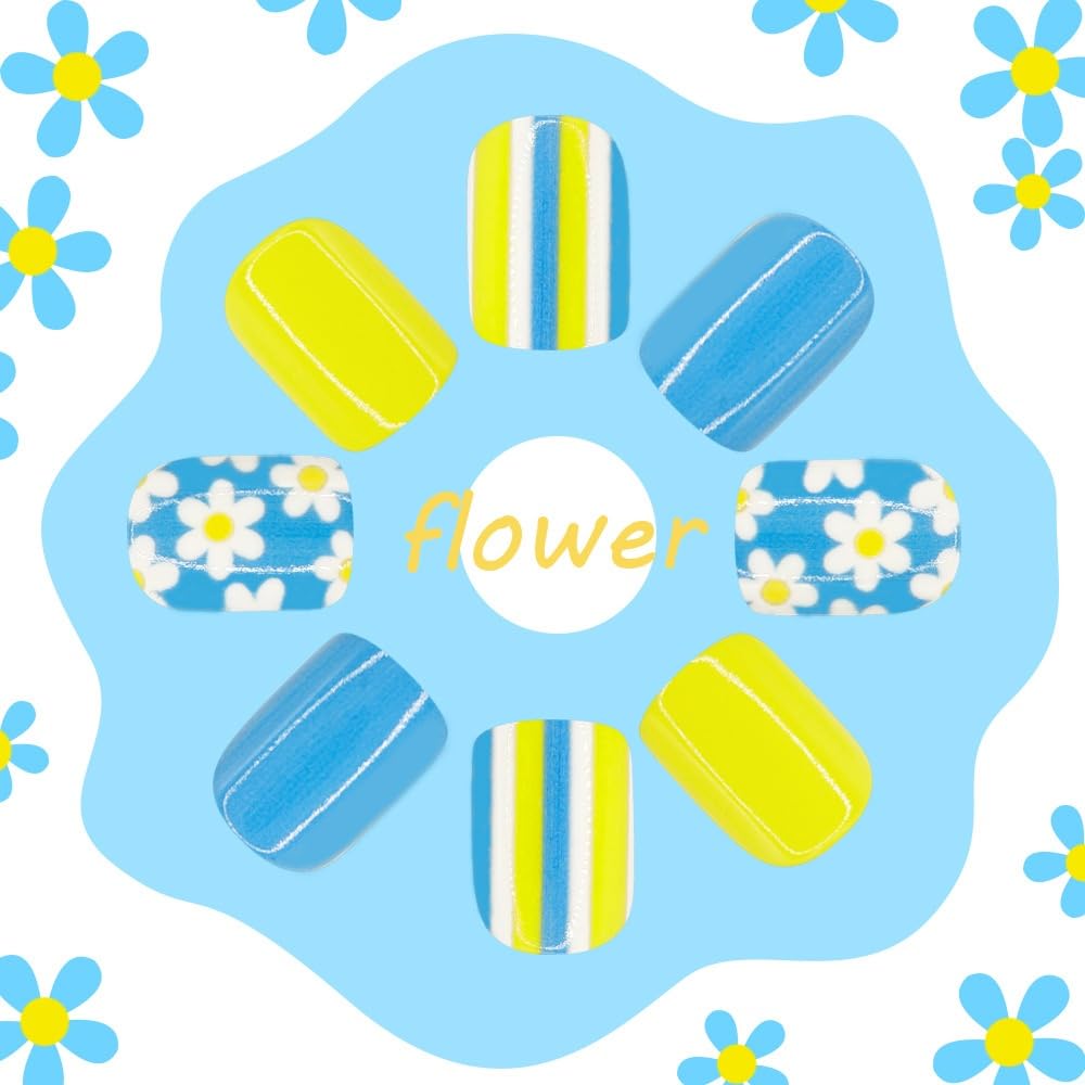 Sevgob yellow striped nail pattern emphasizing cheerful accent and contrast