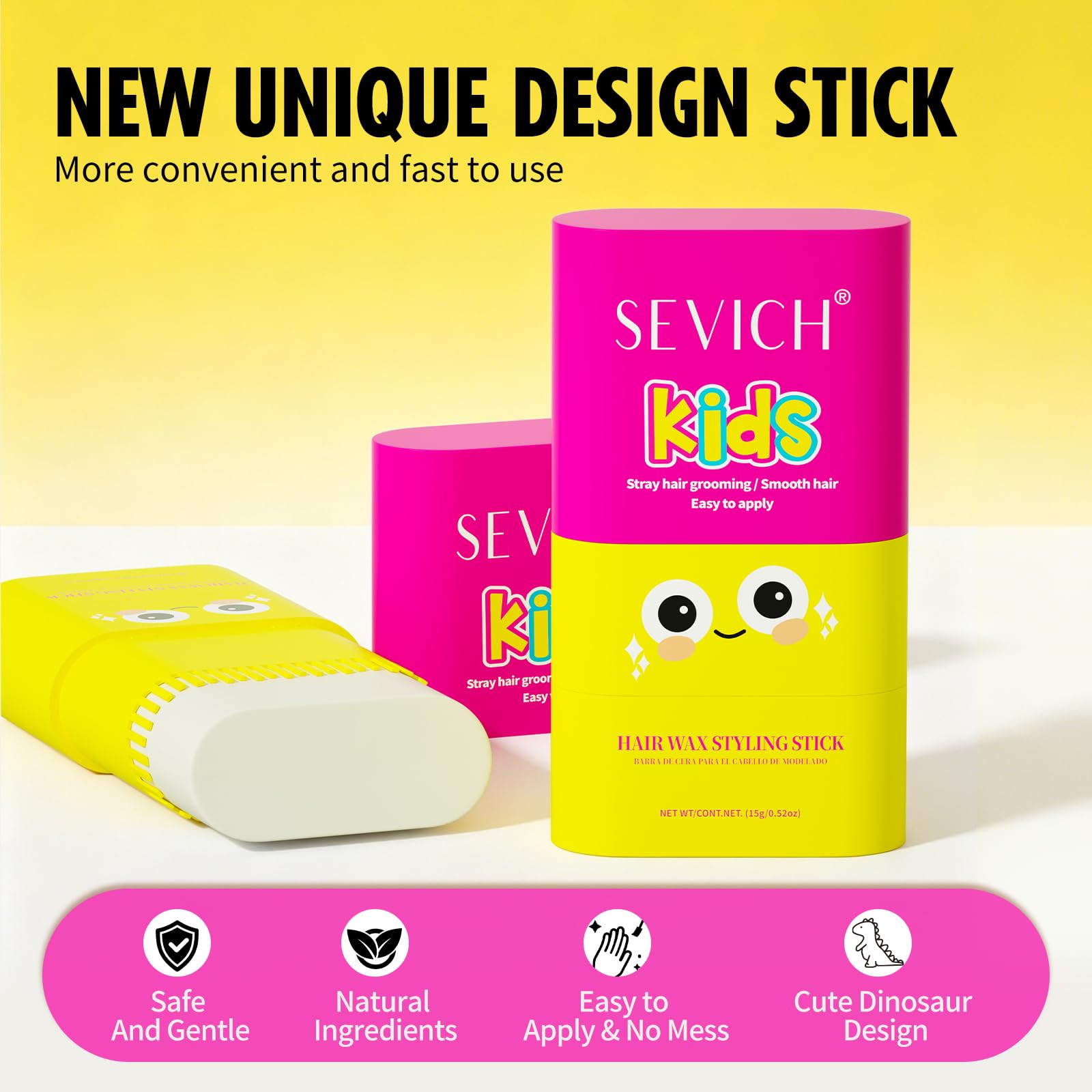 SEVICH built-in double comb detail demonstrating angled and flat teeth benefit