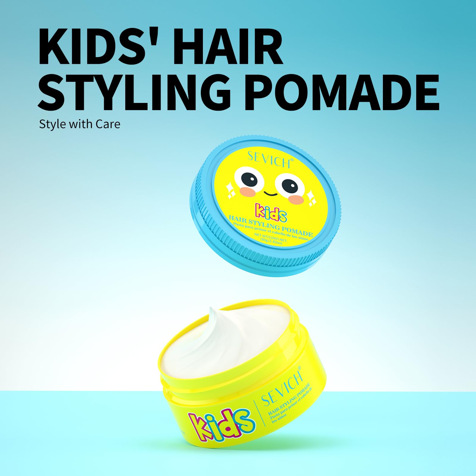 SEVICH creamy pomade texture close-up demonstrating smooth spreadability benefit