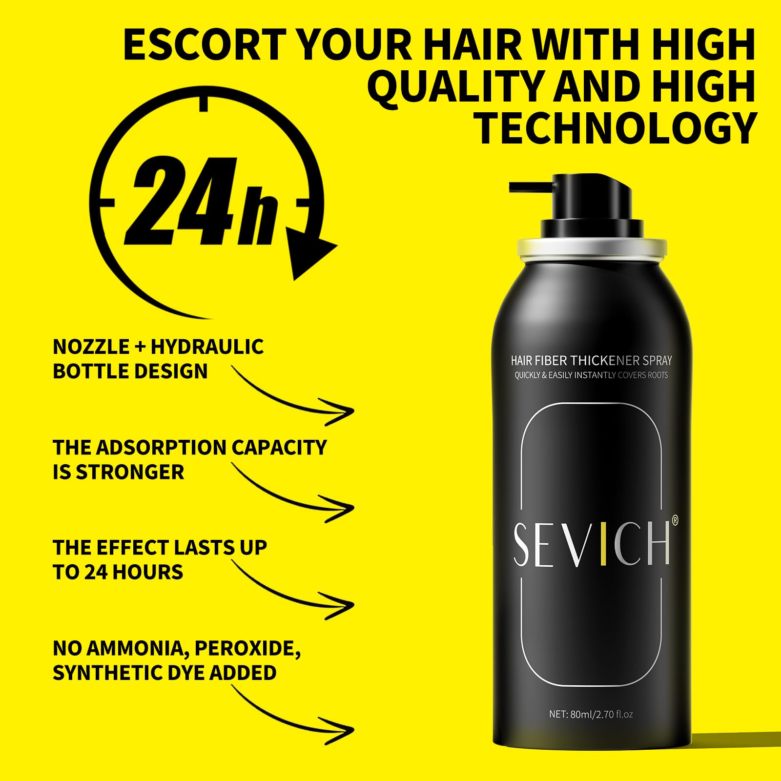 SEVICH root touchup in use showing quick coverage and confidence boost