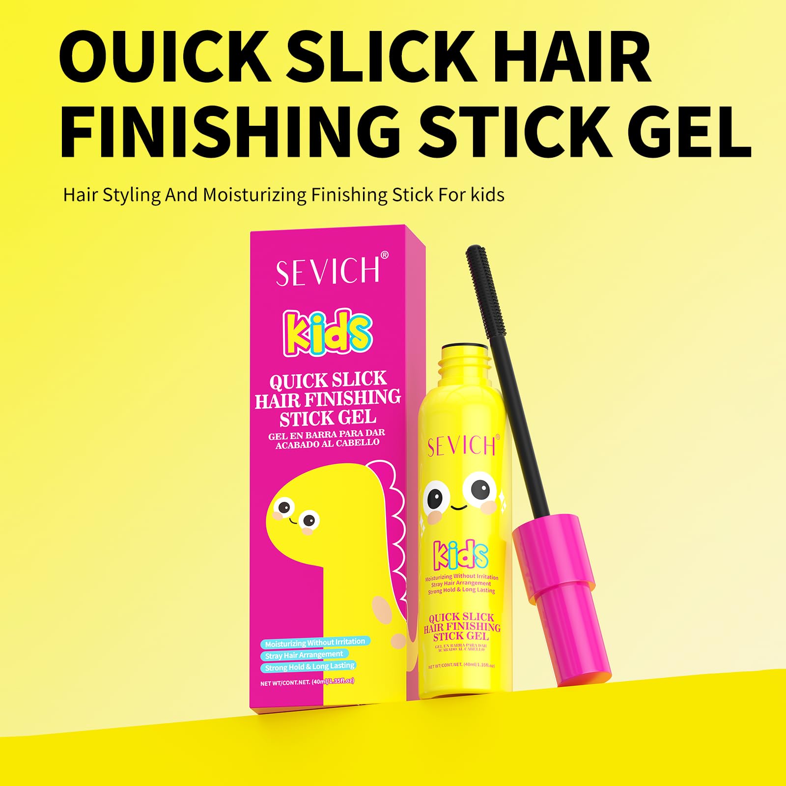SEVICH gel texture on fingertip highlighting smooth, non-sticky formula
